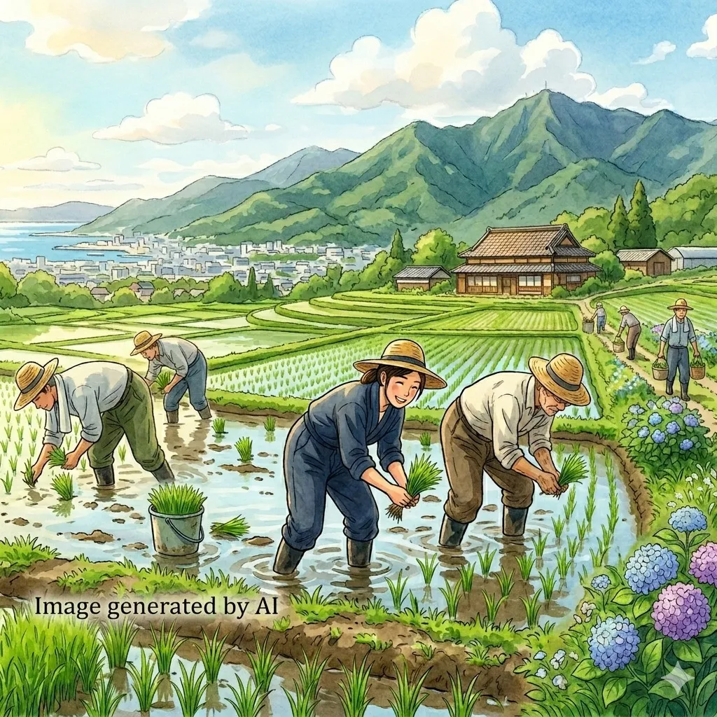 梅雨の季節がやってきました。